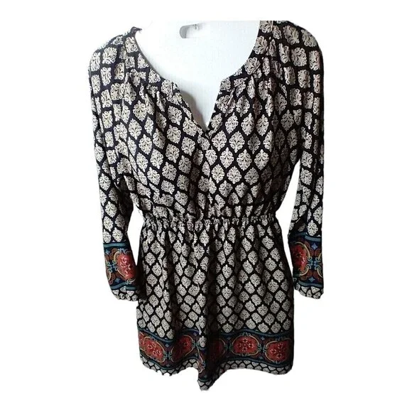 𝅺NORDSTROM Girls Soprano Dress Empire Waist Tunic Dress Size L 14 - Picture 5 of 14